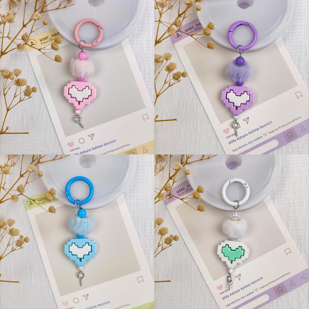 Melad Asymmetrical Cookie Bear Earring Set With Heart Charm For Women And Teens