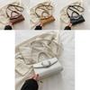 Chic Pu Crossbody Bag Stylish Vintage Small Square Handbag For Trendy Women