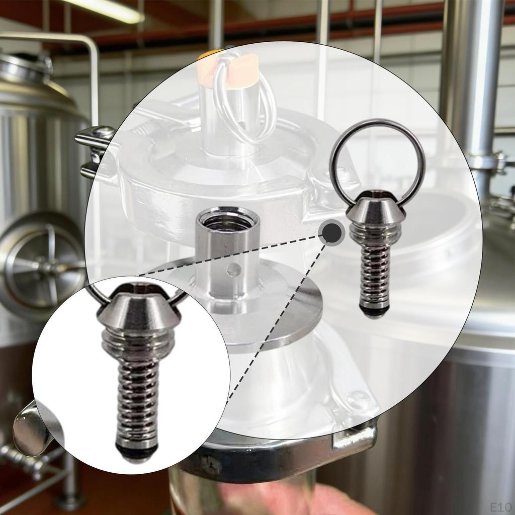 1.5 inch End Cap Beer Fitting Sturdy Professional Easy to Install Brew Making Accessory Stainless