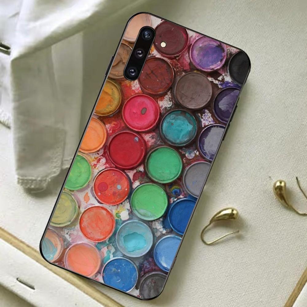Watercolors Paint Palette Painting Box Phone Case For Samsung A 13 21 30 31 32 51 52 53 70 for Huawei Honor 50 60 70 for OPPO