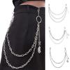 Hip Hop Pants Chain Stylish Links For Dancers Punk 2000s Trend Jean Multi-layer Chains for Edgy Streetwear Looks