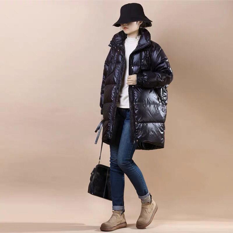 down jacket over suit