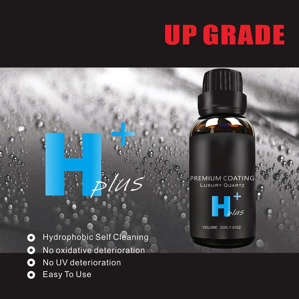 9H Nano Ceramic Coatin Hydrophobic Gloss Shine Easy to Use Paint Protections Agent Car Refurbishing Agent 30ml
