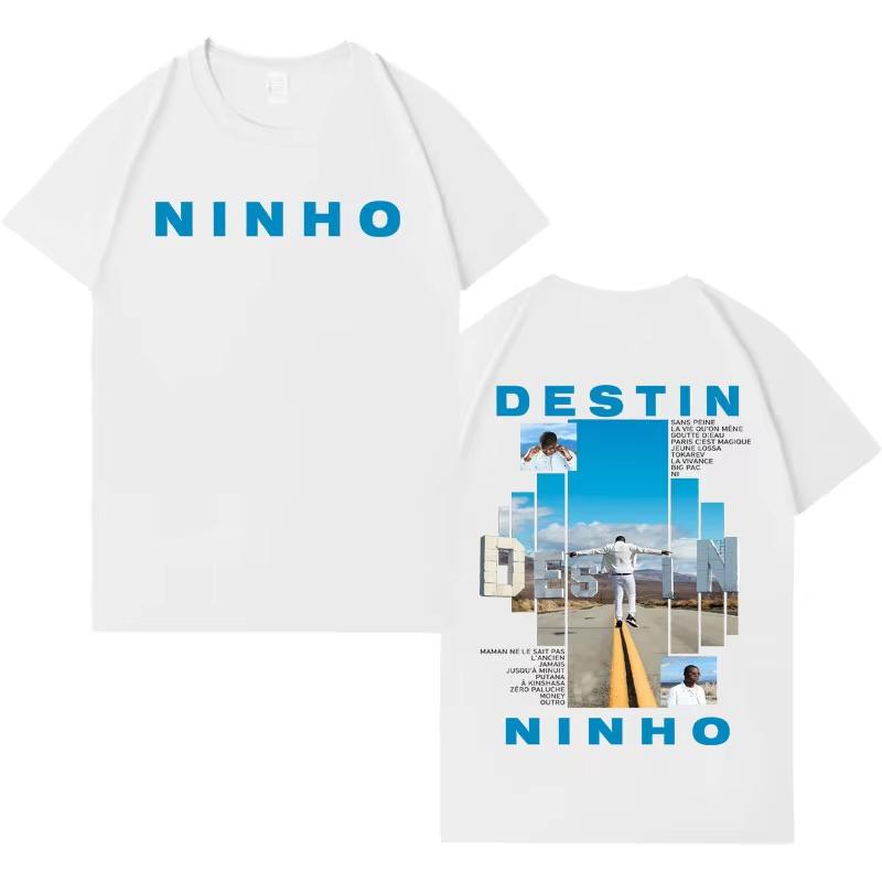

Rapper Ninho Destin Album High Quality Graphic Tshirt Men Women Fashion Pop Music Tshirts Aesthetic Casual T Shirts Streetwear S