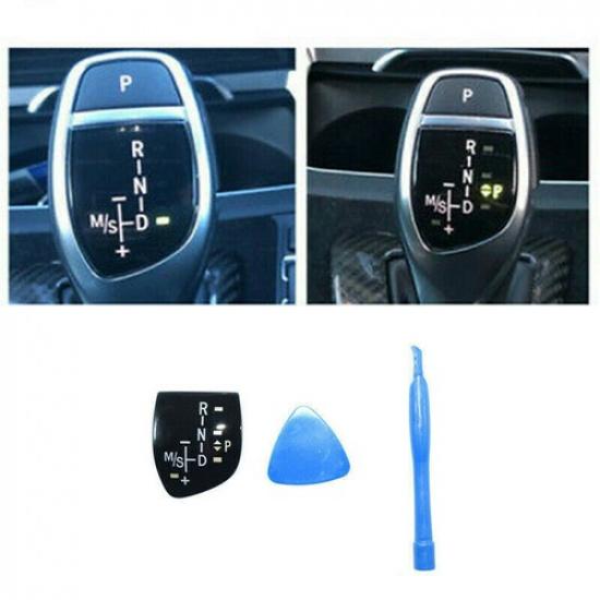 Bright Black Car Gear Shift Knob Letter Cover For BMW 3 Series F30 2013-2018