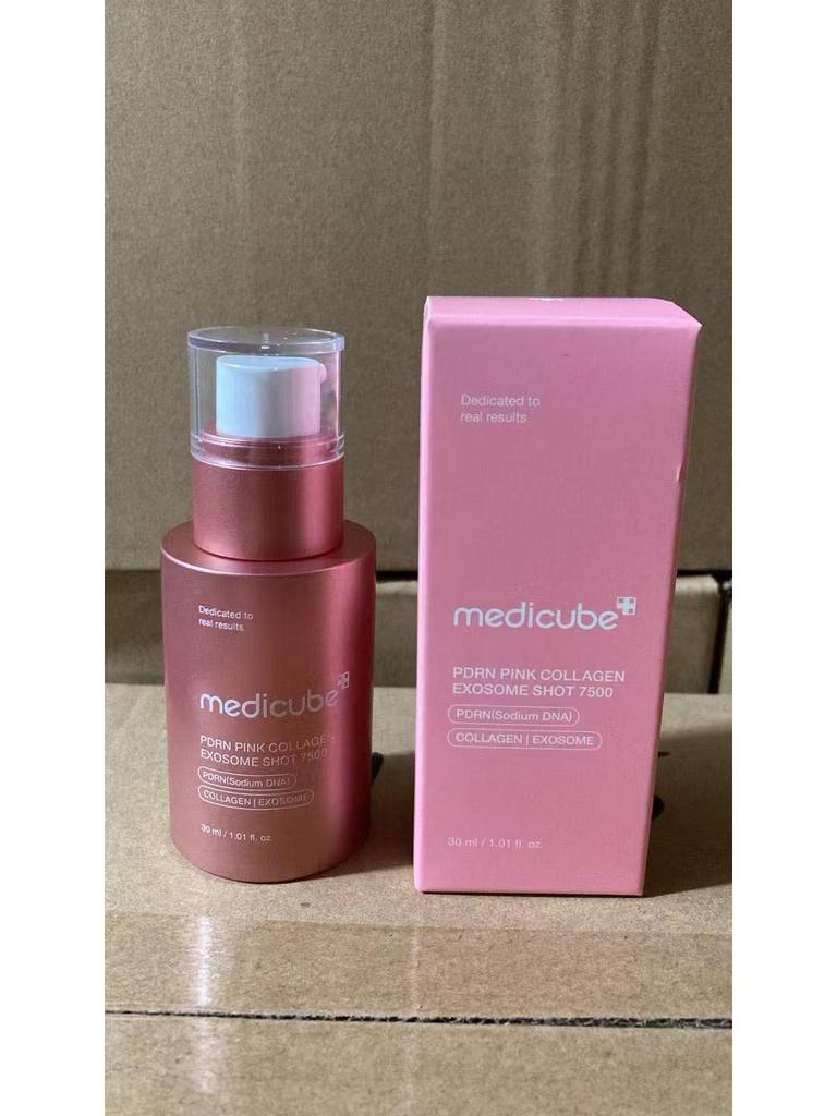 Kim Hee-sun's Medicube Kollagen Hautpflege-Set – Ampulle, Serum, Sonnenschutz, Gesichtsreiniger, Schlammmaske