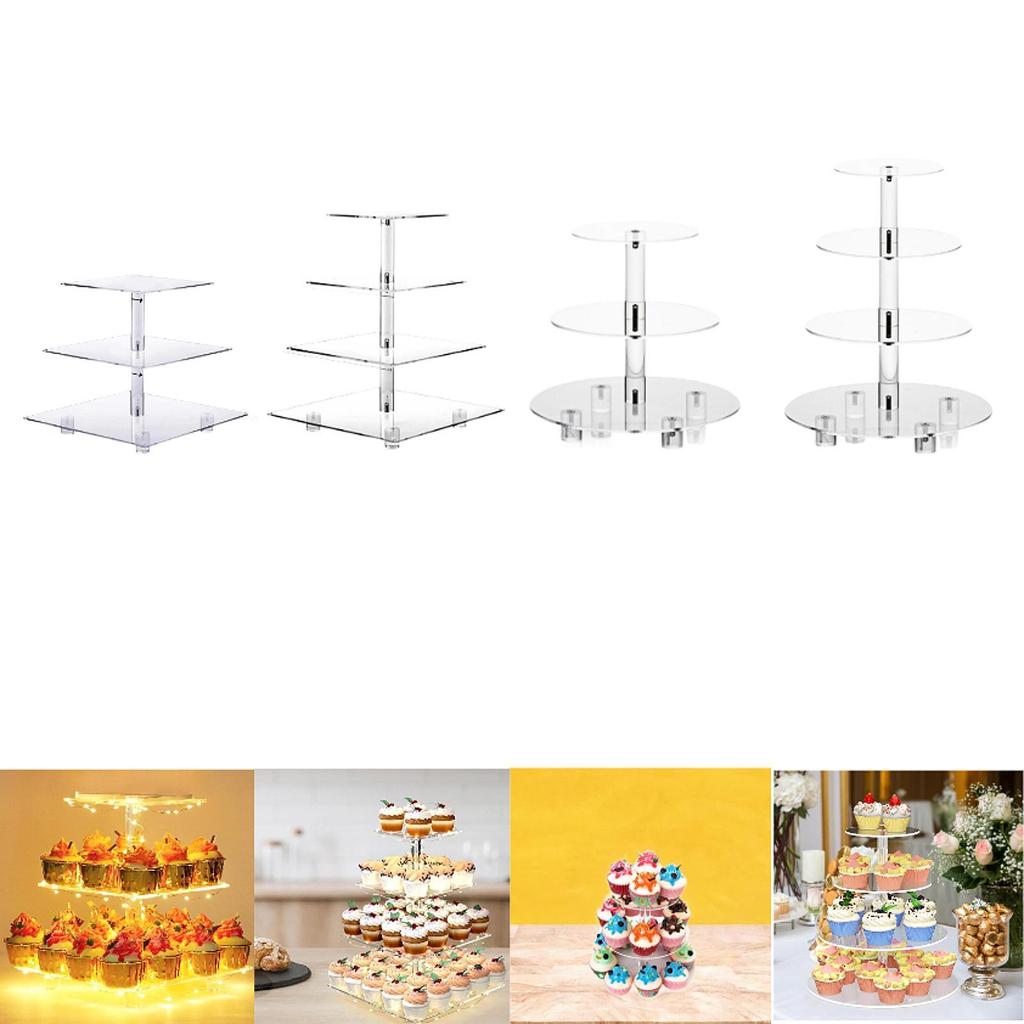 Footwear Cupcake Dessert Screen Tiered Platter for Stable Cupcake Hinter
