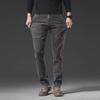 Jeans Autunnali Elasticizzati Multi-Tasche da Uomo: Pantaloni in Denim da Lavoro Casual