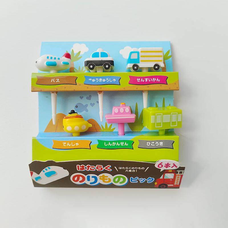 Cartoon Fruit Fork Toothpicks Cute Animal Food Selection Mini Lunch Box Decoration Children'S Food Supplement Tool