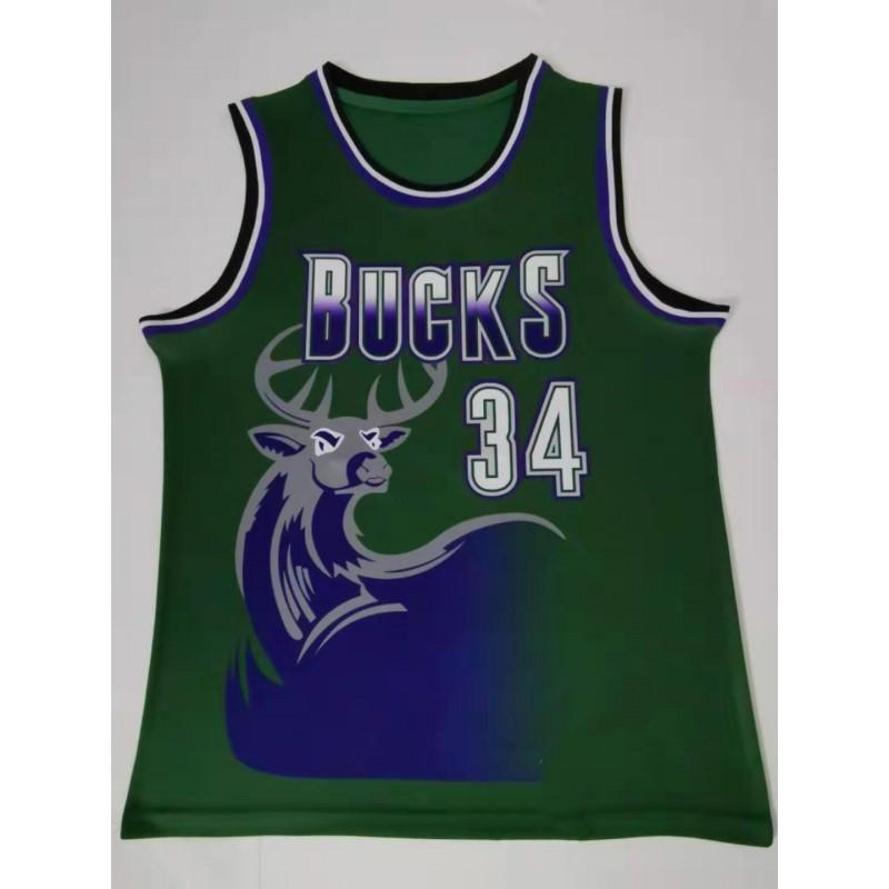 Milwaukee Bucks Giannis Antetokounmpo 34 Basketball Jersey Mens Stitched Team Sport Wear Fall Winter