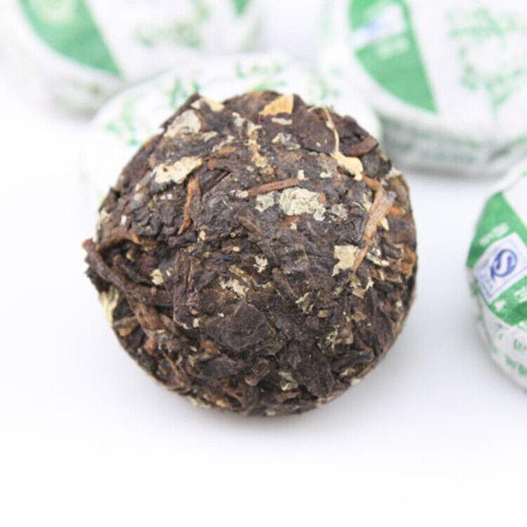 Yunnan Pu er Ripe Tea Mini Small Tuocha Травяной чай Пуэр с листьями лотоса 500g/17.6oz — фото 2