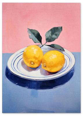 Poster for the Kitchen Lemons