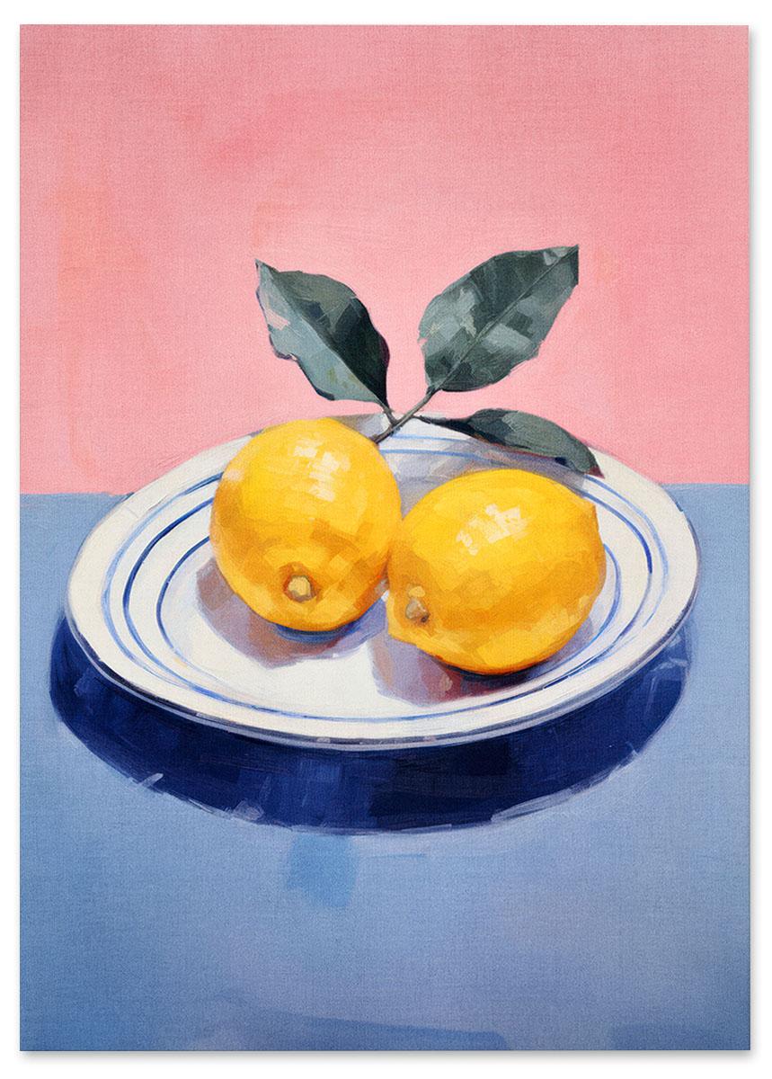 

Plakat do kuchni cytryny 30x40 cm