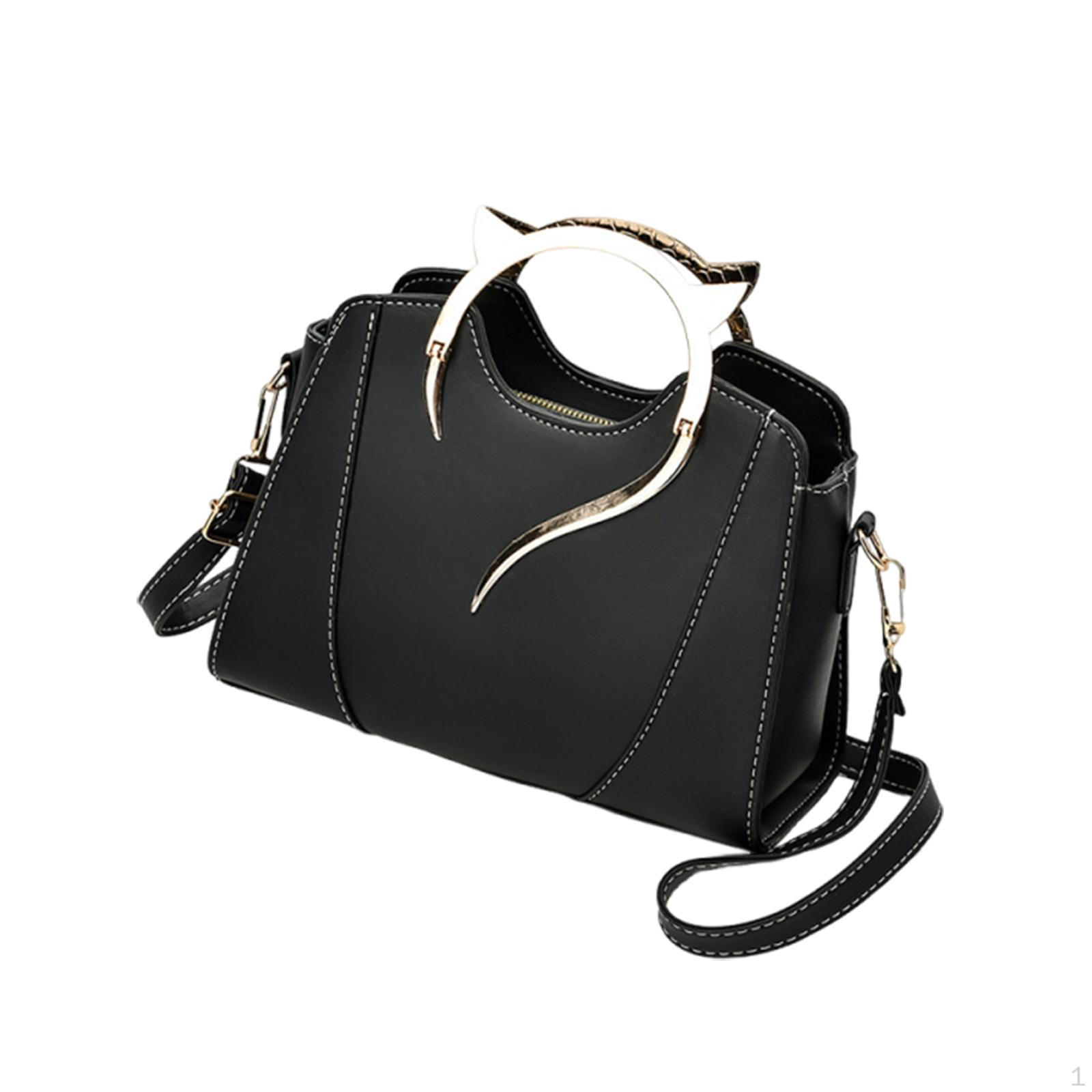 

Elegant Women s Shoulder Bag in PU Leather for Holidays, Shopping And Everyday Commutes чёрный