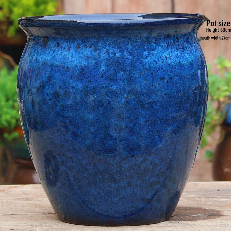 Extra Large Breathable Ceramic Pot for Bougainvillea, Roses, Chlorophytum, and Succulents