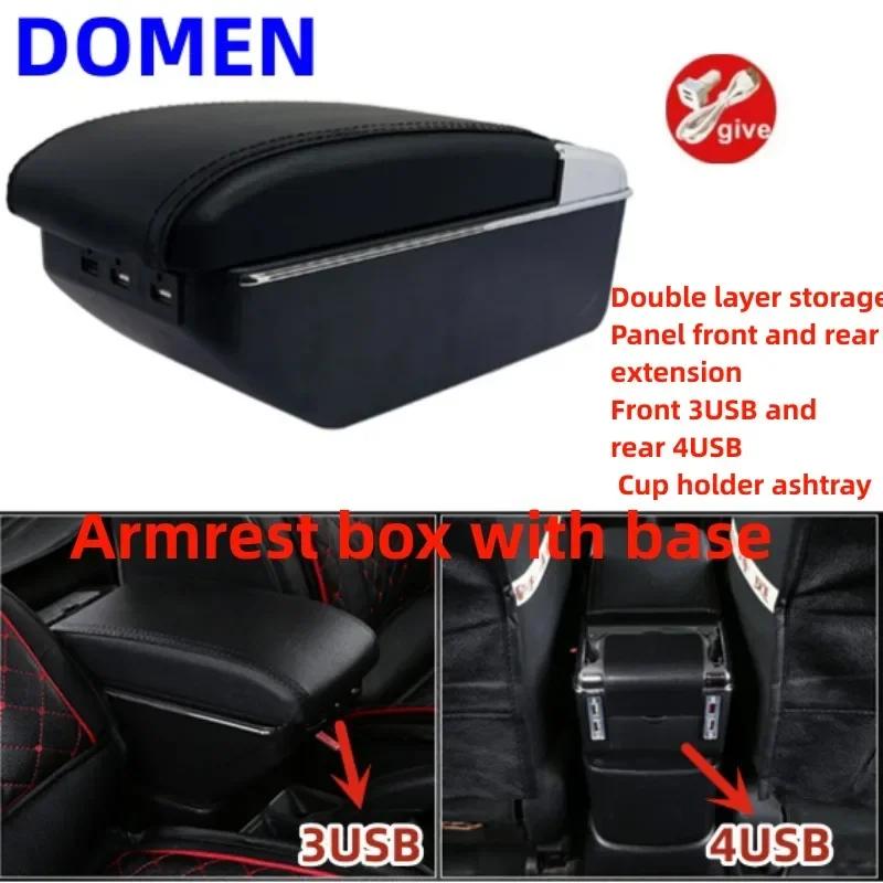 For Ibiza 6j Ibiza 6L Armrest Box For Seat Ibiza Car Armrest Central Storage Box Retrofit with USB Interior Car Accessories