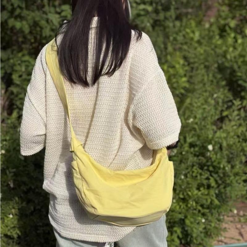 Dumpling Bag Casual Trendy Wide-shoulder Strap Large-capacity Single-shoulder Crossbody Bag