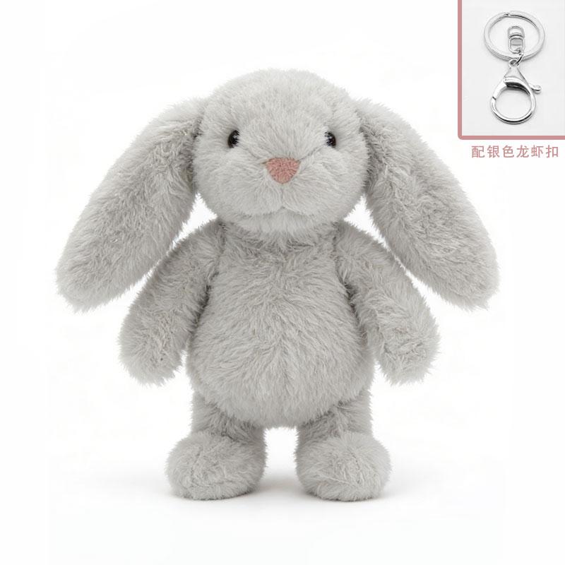 1Pc 15CM Cute Lop-eared Rabbit Plush Pendant Toy Stuffed Soft Bunny Dolls Kawaii Keychain Bag Pendant Doll Birthday Gifts