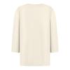 T-shirt tryckknapp för damer 3/4-ärm Dagligt helgmode Basic V-hals vanlig topp