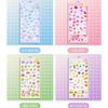 3D Puffy Stickers Set 10pcs Cute Scrapbook Phone Deco Stickers Kawaii