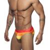 Men's Fashion Pride Day Swimming Briefs Low Waist Plus Size Summer Beach Wear