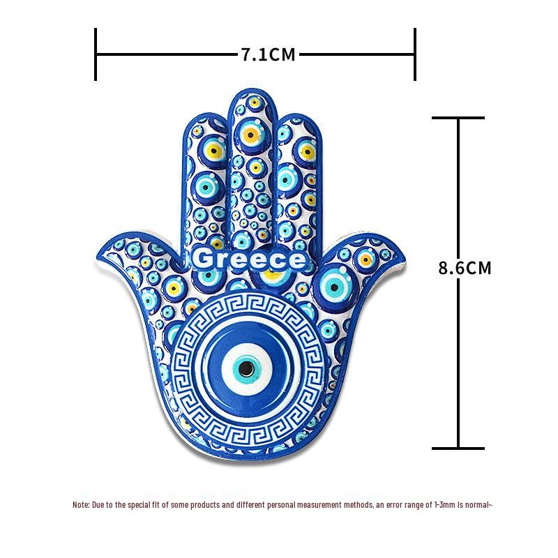 

Санторіні Греція Магніт на холодильник Сувенір з подорожі Декоративний подарунок