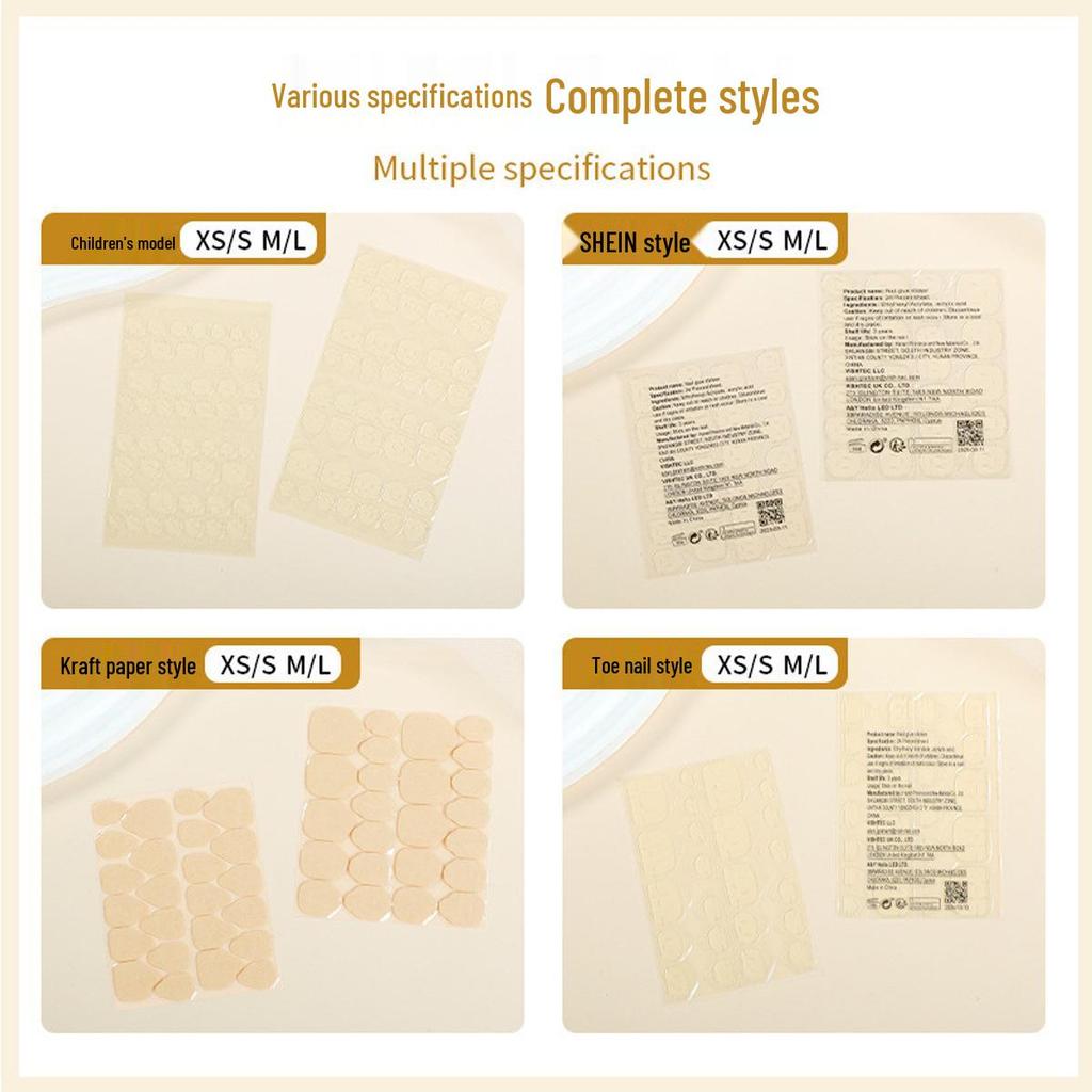 Wodoodporne, długotrwałe żelowe kleje do paznokci typu press-on - Ultracienkie, super przylepne, dwustronne kleje do przedłużonego nail artu