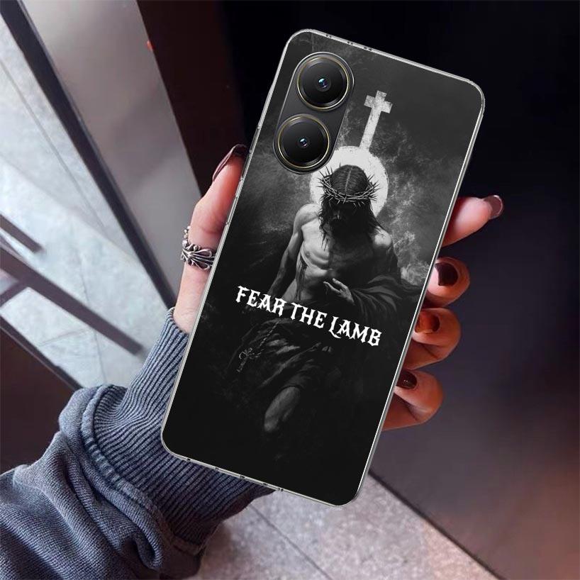 Son Of God Jesus Cross Holy Light Phone Case For Xiaomi Poco X7 X6 X5 Pro F7 Ultra Redmi 15C 15 13 13C 12 12C 10 10A 10C 9 9A 9C