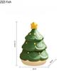 BRChristmas Tree Shape Ceramic Toothpick Holder Dental Floss Cotton Swab Boxes Nordic Creative Home Desktop Decor Organizer GiftEY