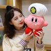 Big Size Chef Kirby Plushies Stuffed Anime Japanese Style Soft Plushies Cuddly Doll Birthday Gifts Girl Child