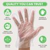 100Pcs Acid Work Safety Disposable Gloves Transparent Latex Free Gloves Portable Cleaning Gloves
