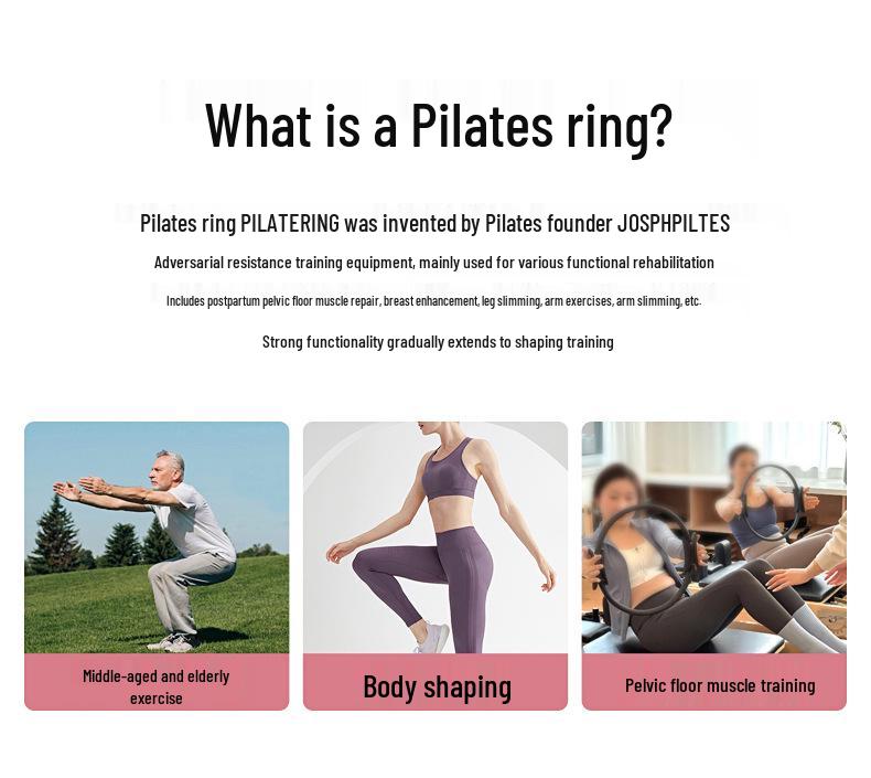 Pilates Yoga Resistance Ring - Fitness Body Shaper & Slimming Magic Circle