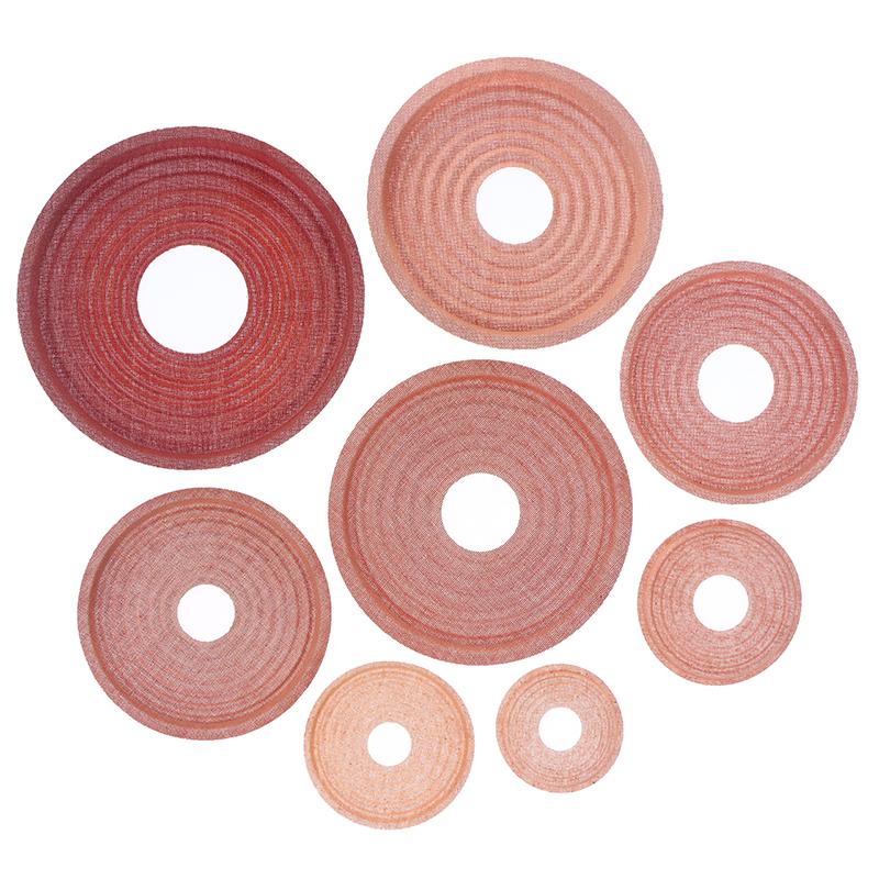 2 Stück Bass Elastische Welle Lautsprecher Subwoofer Tieftöner Lautsprecher Reparatur Spinne Dämpfer Dichtung der Schwingspule