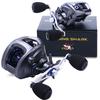 Baitcasting Reels 12+1 BB Carbon Fiber Drag Low Profile Casting Reel Saltwater Freshwater Fishing