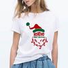 Kpop Clothes Woman Tshirt Christmas Print Female T Shirt Harajuku Funny Streetwear Casual Short Sleeve