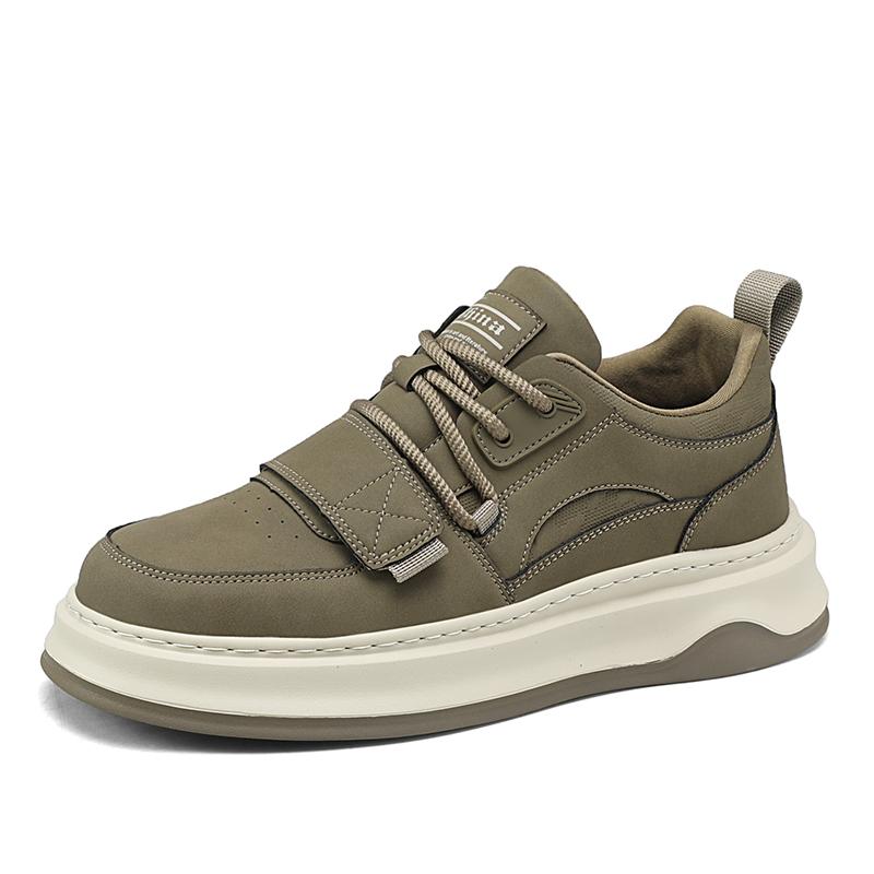 Fashion 2024New Men Casual Leather Flat Designer Shoe High Quality Fashion Genuine Leather  Tennis Waterproof Outdoor Sports Oxford Shoe