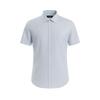 YOUNGOR Men's Smooth Wrinkle-Resistant Short-Sleeve Shirt