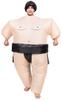 amor e Inflatable Sumo Wrestler and Air Blower Set Suitable for Heights [Entregando paz] Costume, Hat, (3-Piece Set) - 150-190cm (5'1-6'5"),