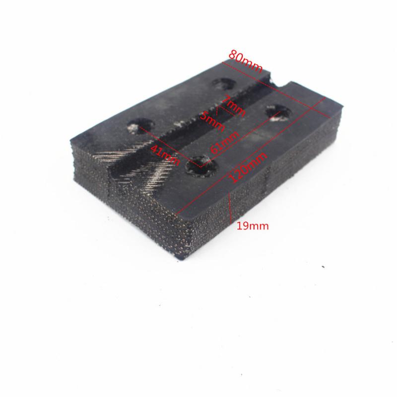 4 Stück/Los Universal Quadratisch Ochsen Sehne Gummi Armpolster Hebekissen Gummi Armpolster Passend für Autohebebühne Auto Auto LKW Hebebühne