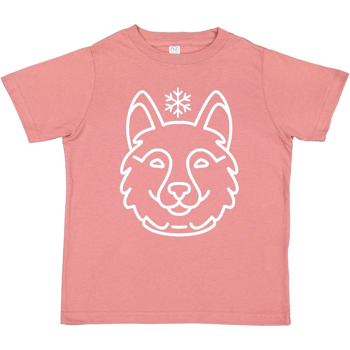 Inktastic Siberian Husky Dog Toddler T-Shirt Huskies Clothing Apparel Child Kid 150