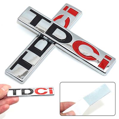 Car Exterior Decor TDCI Letter Car Vehicle Rear Trunk Body Sticker Decal Badge for Jiang Ling Ford Auto Parts