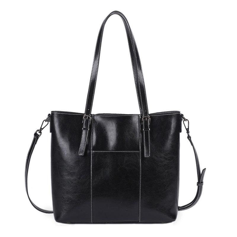 Genuine Leather Women s Tote Bag Luxury Designer Large Capacity Shoulder Bag Women Crossbody Bags Cowhide Shopping Handbags