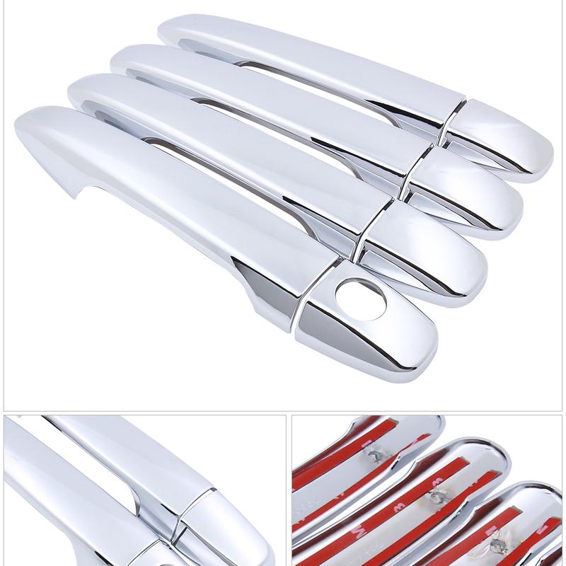 for Toyota Sienna XL30 2010 2011 2012 2013 2014 2015 2016 2017 2018  Chrome Door Handle Cover Trim Car Stickers Accessories