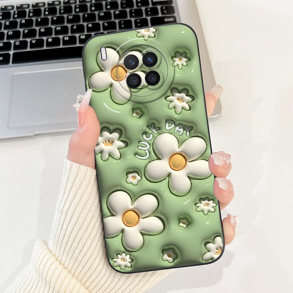 Cartoon Case For Honor 50 Lite Cover Huawei Nova 8i Phone Case Cute Daisy Panda Soft TPU Back Cover For Honor50 Lite Nova8i Capa