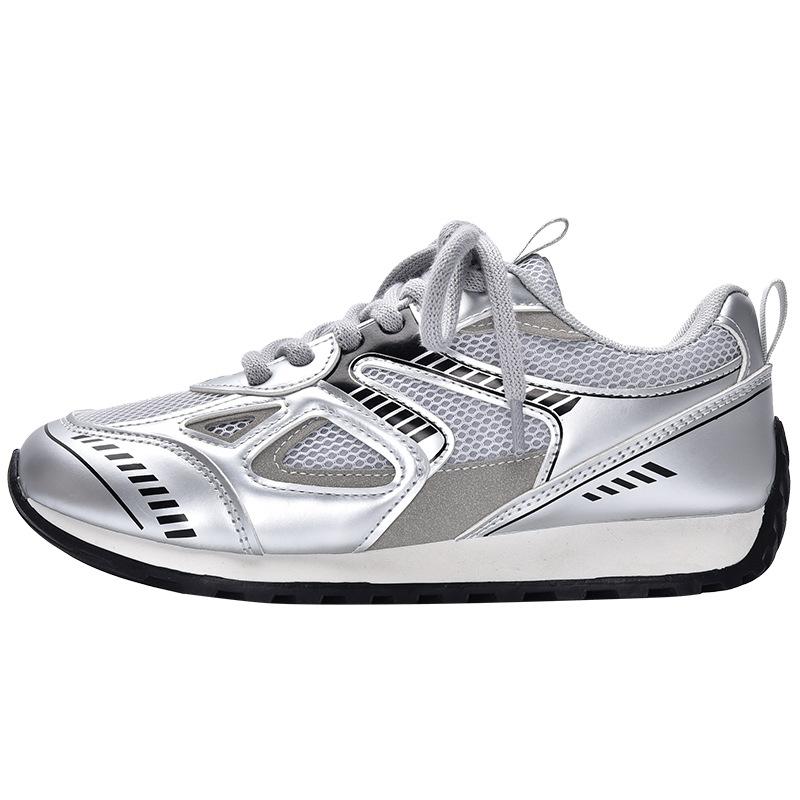 New product hot sale spring new retro casual sports shoes mesh breathable women's shoes 2386