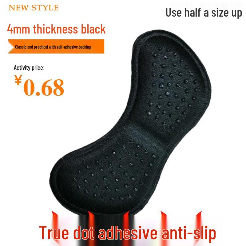 4D Anti-Slip Blister Prevention Heel Pads - Thickened Half Insole Shoe Sticker for High Heels