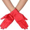 Stretch Short Gloves Evening Party Gloves Short Length Wrist Length Gown Gloves