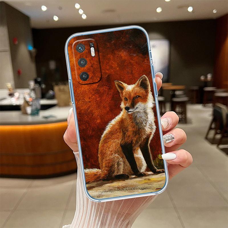 UP4 Animal Raccoon Fox Phone Case for LG K22 K30 K40 K40S K41 K42 K50 K50S K51 K51S K52 K61 K62 K71 K92 Q60 Q61 V40 V50 V60