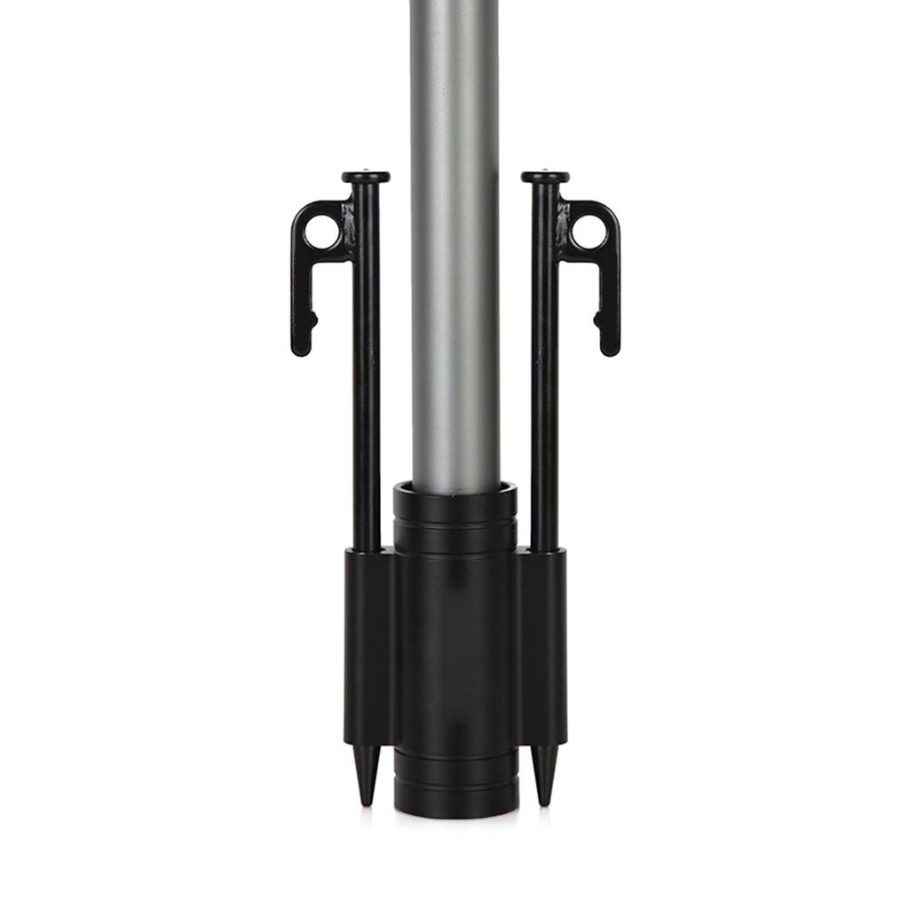 Outdoor Canopy Stakes Tent Fixing Reinforced Canopy Support Tarp Rod Holder Awning Rod Stand Awning Rod Fixing Tube