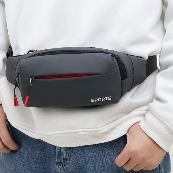 

New Style, Minimalist, Water-resistant, Waist Bag, Korean Version, Large Capacity, Personalized Cashier Bag, Outdoor Leisure, Travel Phone Storage Bag синій